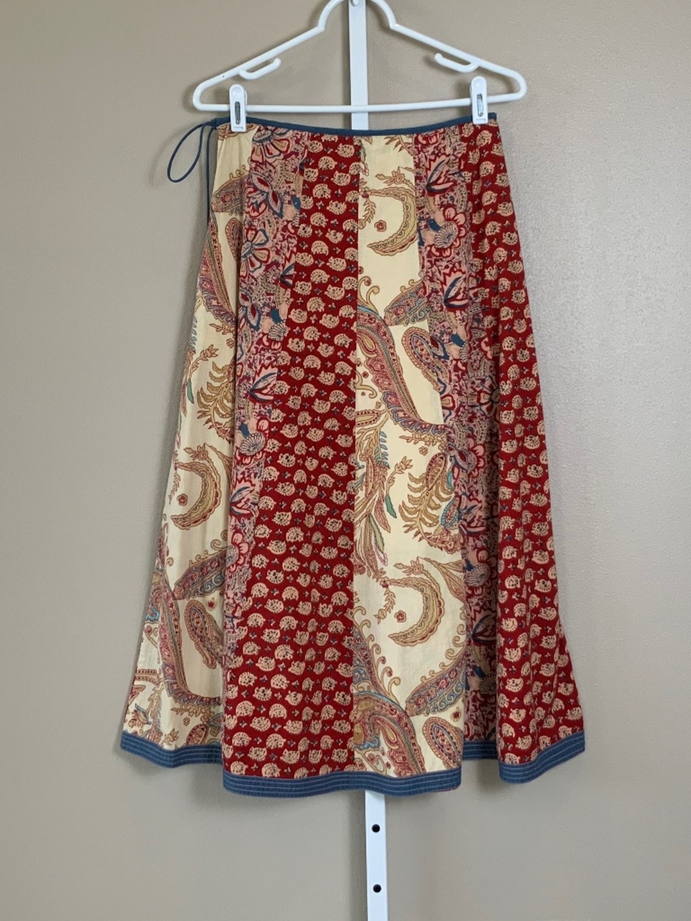 Charlotte Russe Vintage 2000's Paisley Bohemian Midi Skirt - Picture 10 of 16